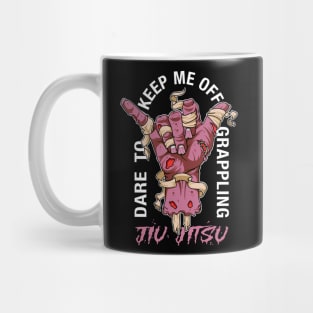 Dare to keep me off jiu-jitsu vintage pink Mug